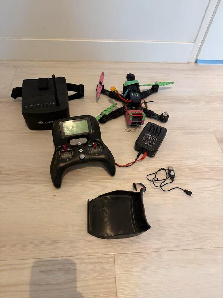 FPV Drone Set - Project voor Handige Harry, Audio, Tv en Foto, Drones, Niet werkend, Drone met camera, Ophalen of Verzenden