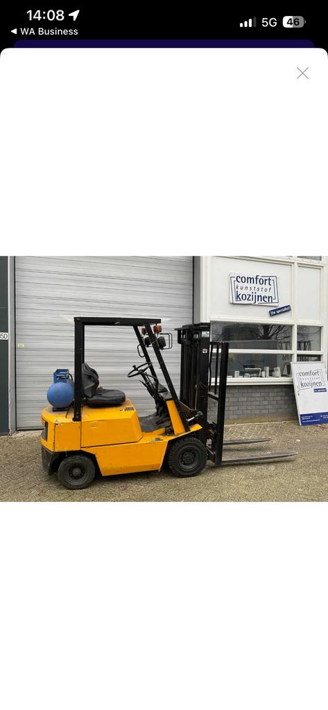 Komatsu FG 14-14 LPG Heftruck – Lage urenstand –, Ophalen