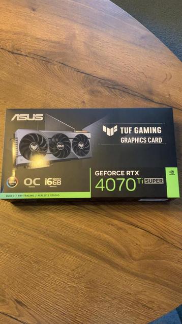 *NIEUW* ASUS RTX 4070 Ti SUPER TUF GAMING 16GB videokaart beschikbaar voor biedingen