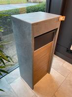 Fraaie Pakket Brievenbus Belgisch Hardsteen Woodlook, Ophalen of Verzenden, Nieuw, Hardsteen, Staande brievenbus