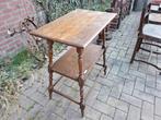 Oss: Bijzettafel, vintage., Ophalen, Minder dan 55 cm, Gebruikt, Vintage brocante antiek