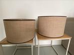 Beige lampenkap Riverdale 2 stuks, Ophalen, Zo goed als nieuw, Rechthoekig, Minder dan 25 cm
