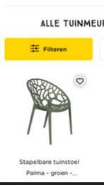Gezocht: xenos stoel palma groen, Ophalen of Verzenden, Zo goed als nieuw, Kunststof