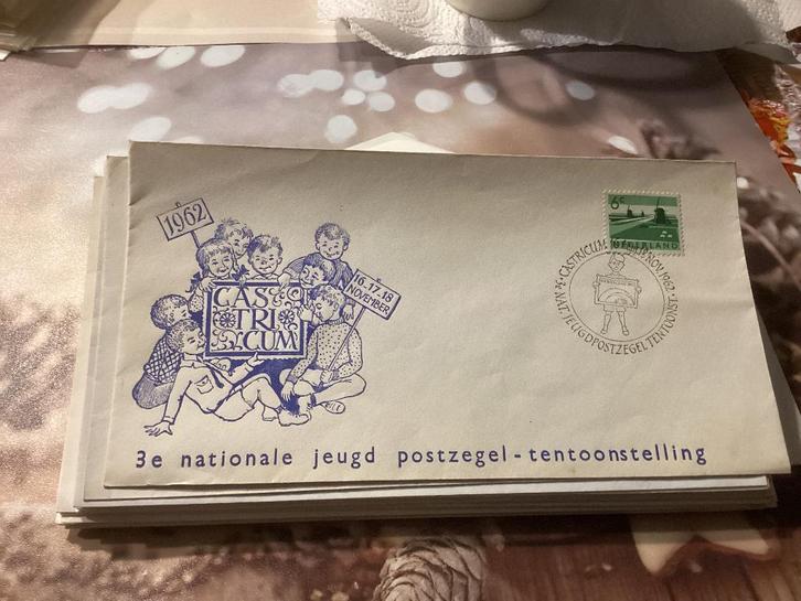 No7246 16 tm 18nov.1962 3e nationale jeugdpostzegel-, Postzegels en Munten, Postzegels | Eerstedagenveloppen, Onbeschreven, Nederland