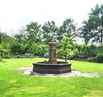 Oud roestlook Franse dorpsfontein, Tuin en Terras, Ophalen of Verzenden, Nieuw, Beton, Fontein