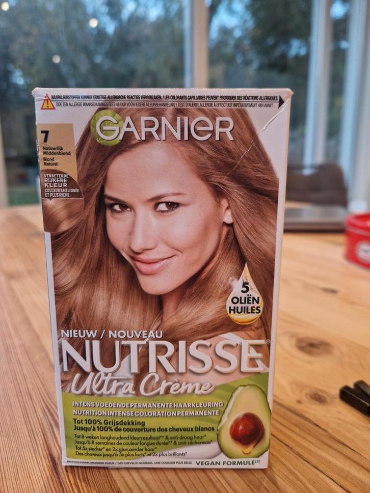 Garnier Nutrisse Haarkleuring - Natuurlijk Middenblond, Sieraden, Tassen en Uiterlijk, Uiterlijk | Cosmetica en Make-up, Nieuw