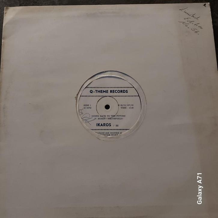 12" Maxisingel Ikaros II Medley - Going Back To The Future, Cd's en Dvd's, Vinyl | Dance en House, Disco, 12 inch, Ophalen of Verzenden