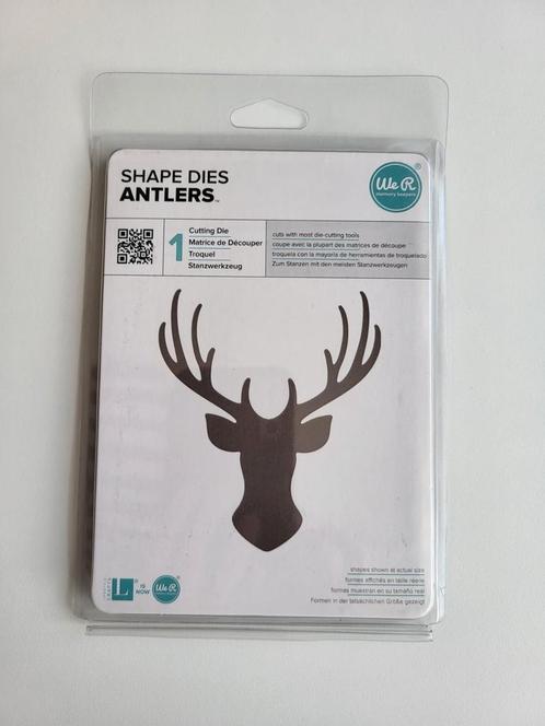 We Are Memory Keepers Metal Die Antlers *laatste*, Hobby en Vrije tijd, Scrapbooking, Nieuw, Frame of Mal, Overige merken, Verzenden