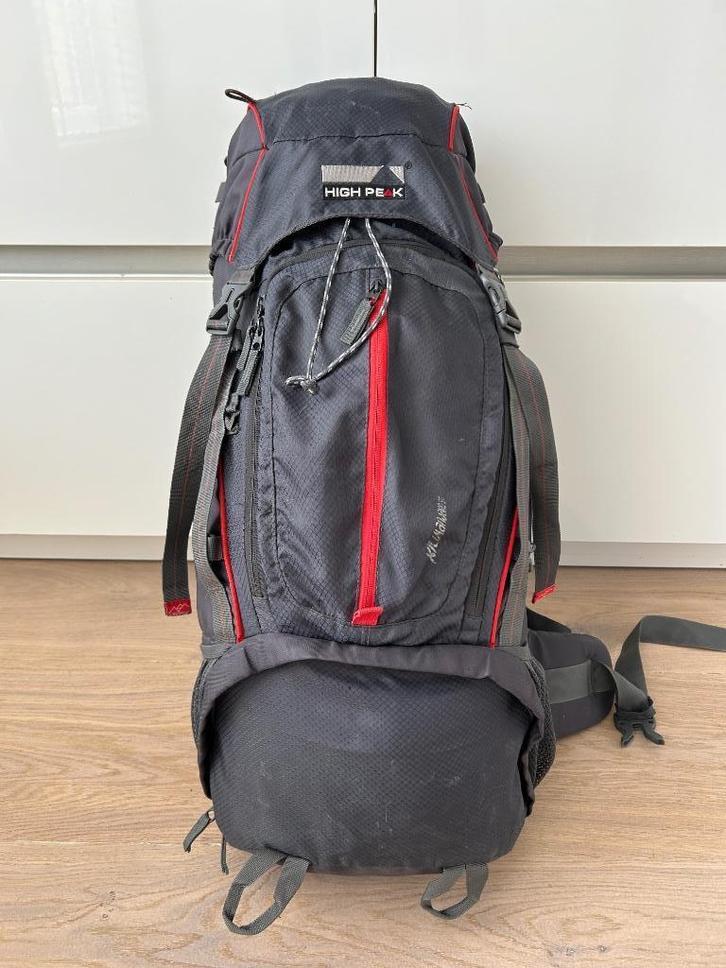 Backpack | High Peak Kilimanjaro 50L Grijs, Sieraden, Tassen en Uiterlijk, Tassen | Rugtassen, Gebruikt, Overige merken, 25 tot 40 cm