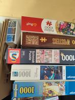 Tas met puzzels, Hobby en Vrije tijd, Ophalen, 500 t/m 1500 stukjes, Zo goed als nieuw