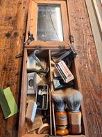 Antieke Scheermessenset met Doosjes, Antiek en Kunst, Antiek | Gereedschap en Instrumenten, Ophalen of Verzenden