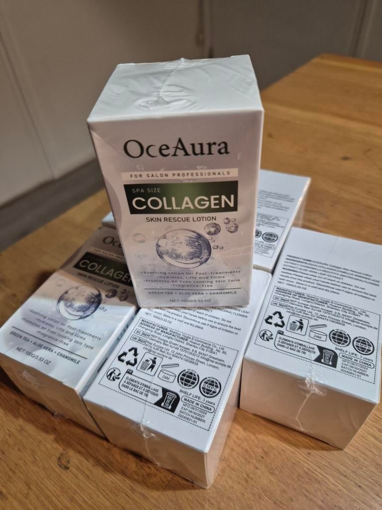 OceAura Collageen Huidherstellende Lotion, Ophalen of Verzenden, Nieuw, Gehele gezicht, Verzorging