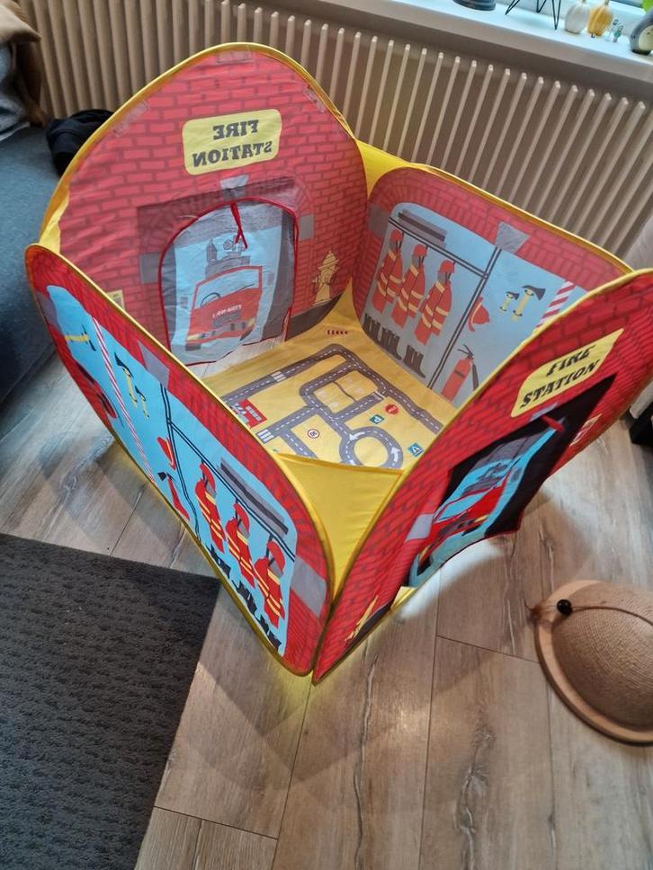 Brandweer Speeltent Zonder Dak, Kinderen en Baby's, Speelgoed | Speeltenten, Gebruikt, Ophalen