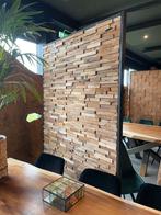 Houten wandbekleding 10m2, Doe-het-zelf en Verbouw, Hout en Planken, Ophalen, Minder dan 25 mm, Zo goed als nieuw, Plank