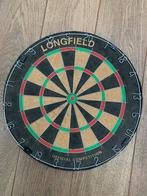 Longfield dartbord incl pijlen, Sport en Fitness, Darts, Ophalen, Zo goed als nieuw, Dartbord