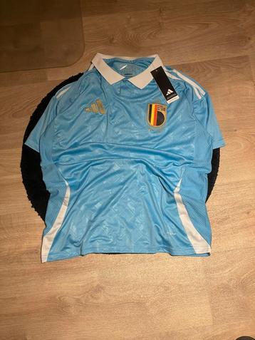 Nieuw België Voetbalshirt Adidas lichtblauw size XL beschikbaar voor biedingen