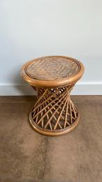 Vintage rotan krukje, Ophalen of Verzenden, Gebruikt, Hout