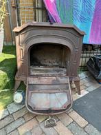 Gietijzeren Houtkachel - Vintage, Huis en Inrichting, Kachels, Ophalen, Gebruikt, Houtkachel, Vrijstaand