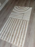 Vloerkleed beige creme 80 x 150 cm laagpolig babykamert, Ophalen, Zo goed als nieuw, Beige, Rechthoekig