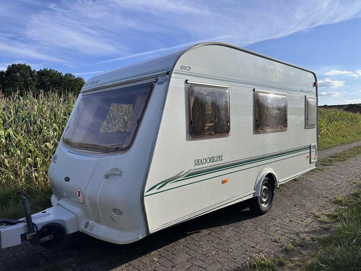 Elddis Shadowline 430 CP, Caravans en Kamperen, Caravans, Bedrijf, tot en met 4, 750 - 1000 kg, Treinzit, Elddis, Overige typen