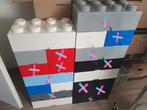 7 LEGO opbergboxen Brick (4 en 8) in verschillende kleuren, Ophalen of Verzenden, Zo goed als nieuw