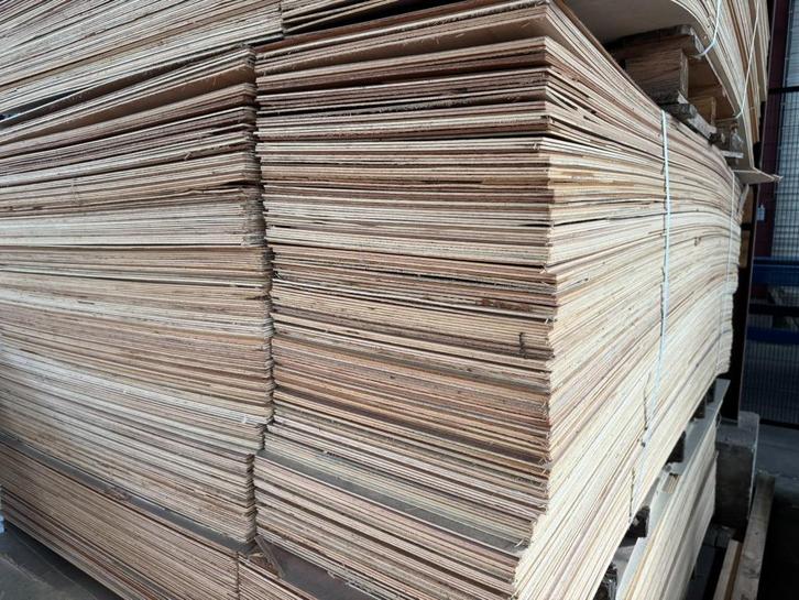 Multiplex plaatjes, stucloper | ca.600 stuks | schadepartij, Doe-het-zelf en Verbouw, Platen en Panelen, Gebruikt, Multiplex, Minder dan 20 mm