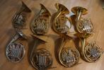 Verzameling Dubbelhoorns Kruspe, Knopf, Schmid etc., Muziek en Instrumenten, Blaasinstrumenten | Hoorns, Ophalen of Verzenden