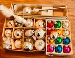 Oude kerstversiering oude antieke kerstballen & piek, Antiek en Kunst, Curiosa en Brocante, Ophalen of Verzenden