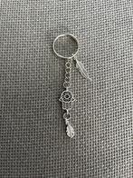 Sleutelhanger hand Fatima 2x veer hangers zilverkleur, Ophalen of Verzenden, Nieuw, Overige typen