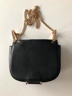 Schoudertasje, zwart/goud, H&M, Sieraden, Tassen en Uiterlijk, Tassen | Schoudertassen, Ophalen of Verzenden, Zo goed als nieuw