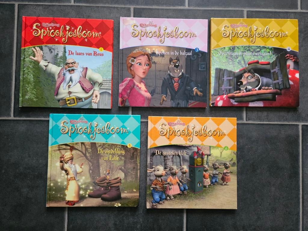 5 Efteling sprookjesboeken, Ophalen of Verzenden, Gelezen, Sprookjes