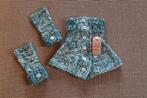 Handgebreide wollen kraag en armwarmers nieuw, Kleding | Dames, Ophalen of Verzenden, Nieuw, Maat 38/40 (M), Sjaal