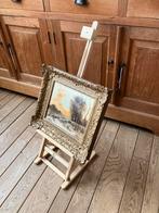 Klein houten schildersezel/ tafelezel, Hobby en Vrije tijd, Schilderen, Ophalen, Ezel