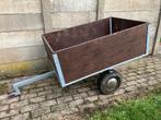 Aanhangwagen / Aanhanger voor achter de zitmaaier of tractor, Ophalen, Gebruikt