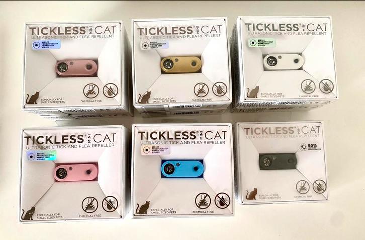 TICKLESS Teek En Vlo Afweer MINI KAT nieuw, Dieren en Toebehoren, Katten-accessoires, Nieuw, Ophalen of Verzenden
