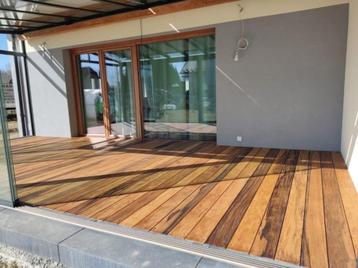 Hardhout vlonderplanken 237 stuks 125 cm lengte 645 euro  beschikbaar voor biedingen
