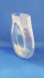 Bijzondere geblazen ovalen vaas, plat in het midden. VIT, Tweedehands verkoop, Tweedehands verkoop, Gebruikt, Overige kleuren