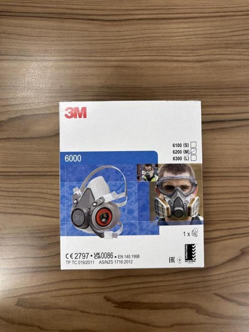PBM- 3M 6000 Series Half-Type Respirator Mask, Doe-het-zelf en Verbouw, Schildersmaterialen, Nieuw, Overige typen, Ophalen