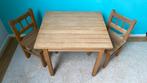 Vintage kinderstoeltjes en tafeltje van beukenhout, Ophalen, Gebruikt, Tafel(s) en Stoel(en)