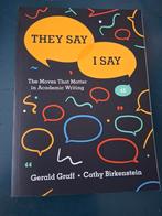 They say, I Say, Ophalen of Verzenden, Nieuw, Gerald Graff & Cathy Birkenstein