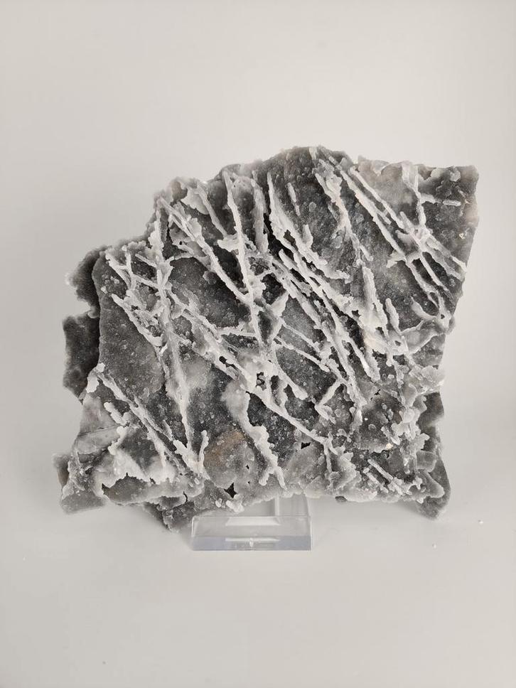 Druzy chalcedoon cluster Bulgarije, Verzamelen, Mineralen en Fossielen, Ophalen of Verzenden