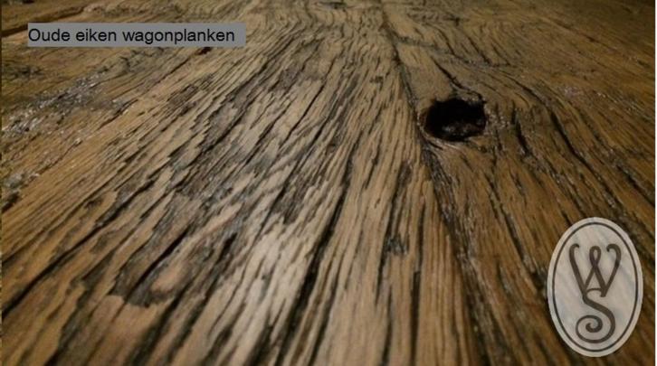 (OUDE) WAGONPLANKEN, EIKEN, GRENEN EN BEUKEN, Doe-het-zelf en Verbouw, Hout en Planken, Plank, Ophalen