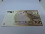 Honderd gulden (unc) de snip 1977, Ophalen of Verzenden, 100 gulden, Los biljet