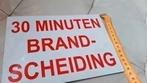 bordje brandscheiding, Ophalen of Verzenden, Zo goed als nieuw, Reclamebord