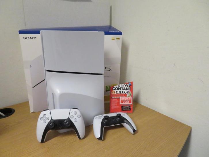 Playstation 5 Slim Disc 1TB | Pawn Eindhoven, Spelcomputers en Games, Spelcomputers | Sony PlayStation 5, Zo goed als nieuw, Playstation 5