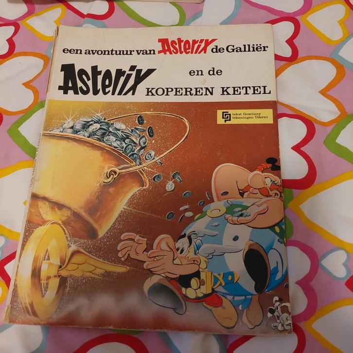 Asterix en de Koperen Ketel - Gelezen stripboek, Boeken, Stripboeken, Gelezen, Eén stripboek, Ophalen of Verzenden
