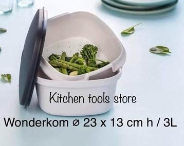 Tupperware zwart Serveerwonder Wonderkom serveerkom voorraad beschikbaar voor biedingen