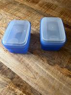 tupperware recht hoekige bakjes 2 stuks, Ophalen of Verzenden, Zo goed als nieuw