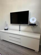 Hoogglans tv meubel Wit van IKEA, Huis en Inrichting, Zo goed als nieuw, Ophalen