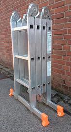 ZGAN vouwladder, totale lengte 360 cm, Ophalen, Zo goed als nieuw, 4 meter of meer